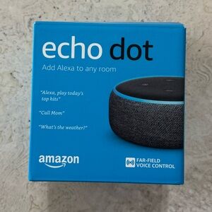 Amazon Echo Dot Smart Speaker NEVER USED